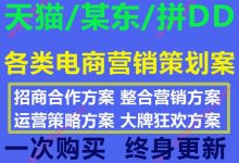 2020年最新天猫京东拼多多各类电商招商运营销策划方案PPT幻灯片大全