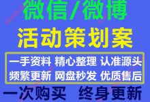 2020最新微信微博双微活动策划方案模板PPT案例合集
