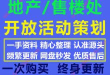 2020最新房地产公司售楼处楼盘开放日样板间开放活动创意策划案合集94份