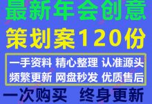 118. 120份 最新年会专题策划案例合集
