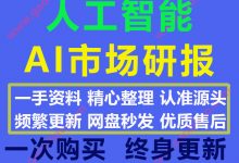 2021最新108份人工智能AI市场研报调查报告数据合集