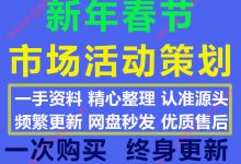 2021年最新33份元旦新年新春春节民俗文化节专题策划案