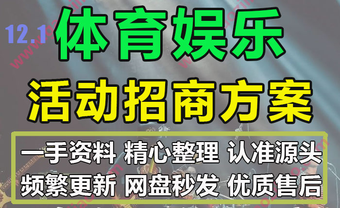 音乐节演唱会文化节电影综艺活动营销招商策划方案PPT模板47份