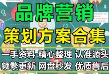 超新超全各行业品牌营销策划方案发布会规划推广PPT模板