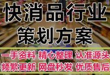 日化食品饮料冷饮快消品行业品牌营销推广策略规划策划方案模板