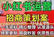 小红书直播运营指引生态平台招商策划模板案例