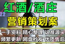 红酒品牌发布会酒会品酒市集活动推广传播营销方案策划案PPT模板