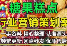 糖果巧克力蛋糕面包品牌线上线下推广发布促销活动方案PPT模板