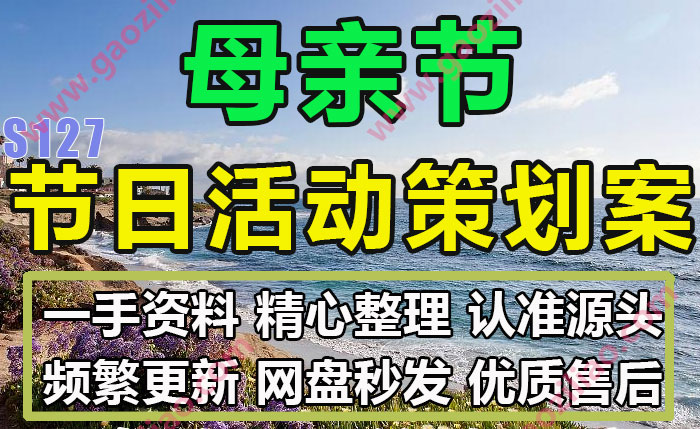 母亲节主题相关活动招商运营推广策划营销方案PPT案例