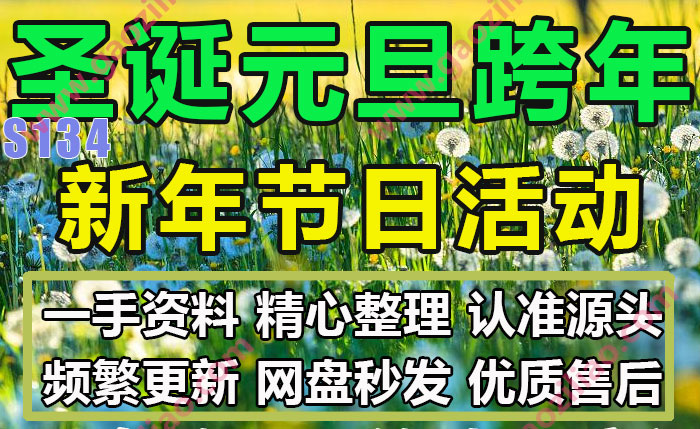 圣诞节主题相关活动晚宴招商运营推广策划营销方案PPT案例65份