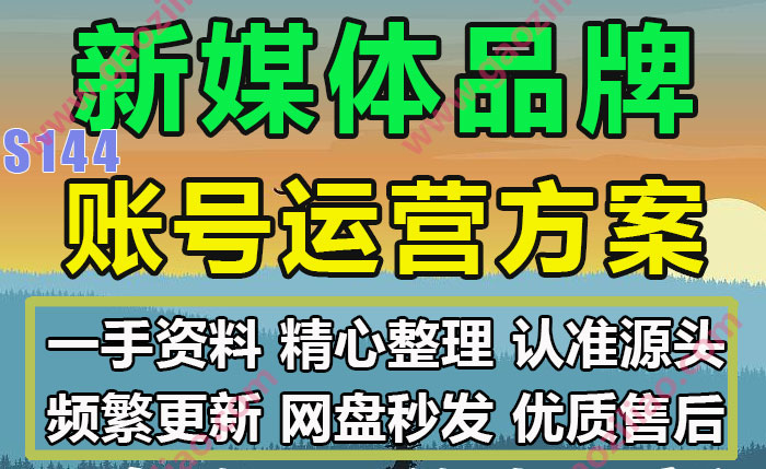 新媒体号品牌号主题活动招商运营推广策划营销方案PPT案例23份