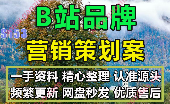 B站品牌哔哩哔哩Bilibili主题相关活动招商运营推广策划营销方案