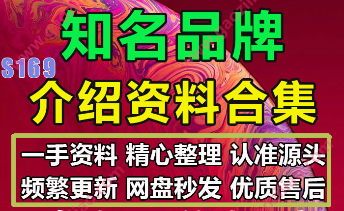 知名公司代理品牌IP产品介绍ppt完整案例74份