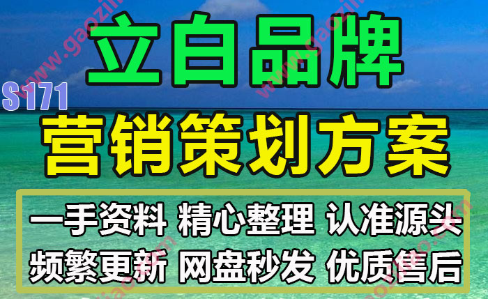 立白品牌主题相关活动招商运营推广策划营销方案PPT完整案例15份