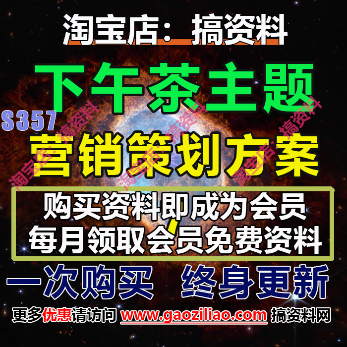 下午茶主题活动招商运营推介策划营销方案PPT完整案例