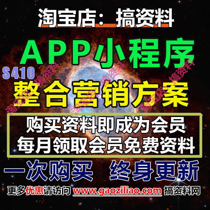 445.APP小程序行业主题活动招商运营推介策划营销方案PPT完整案例