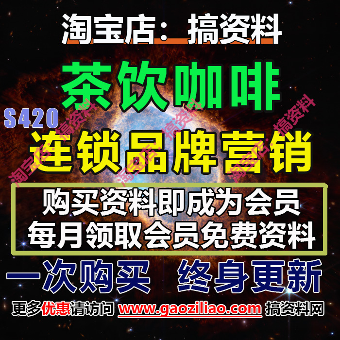 茶饮咖啡连锁餐饮品牌营销招商运营推介策划方案PPT完整案例23份