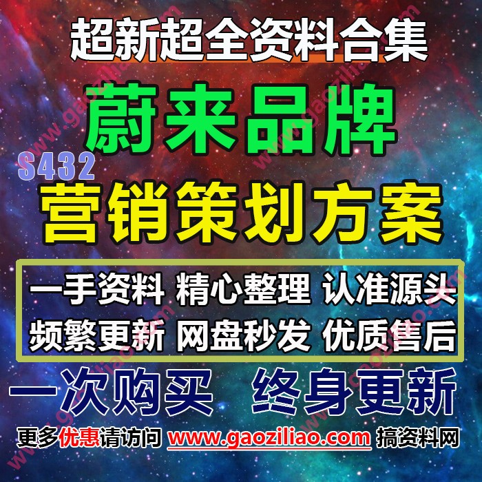 蔚来电动汽车品牌活动招商运营推介策划营销方案PPT完整案例10份